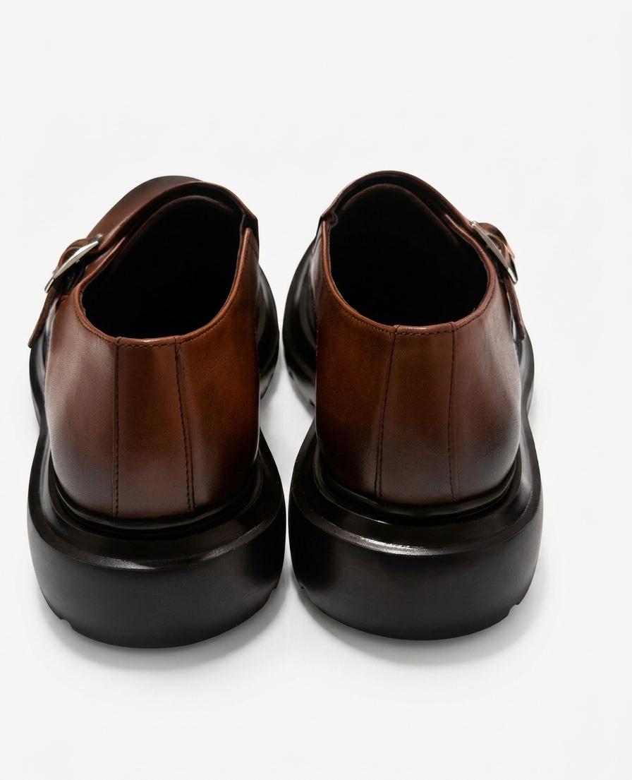 Monk Strap(Tokalı) Kahve Erkek Ayakkabı