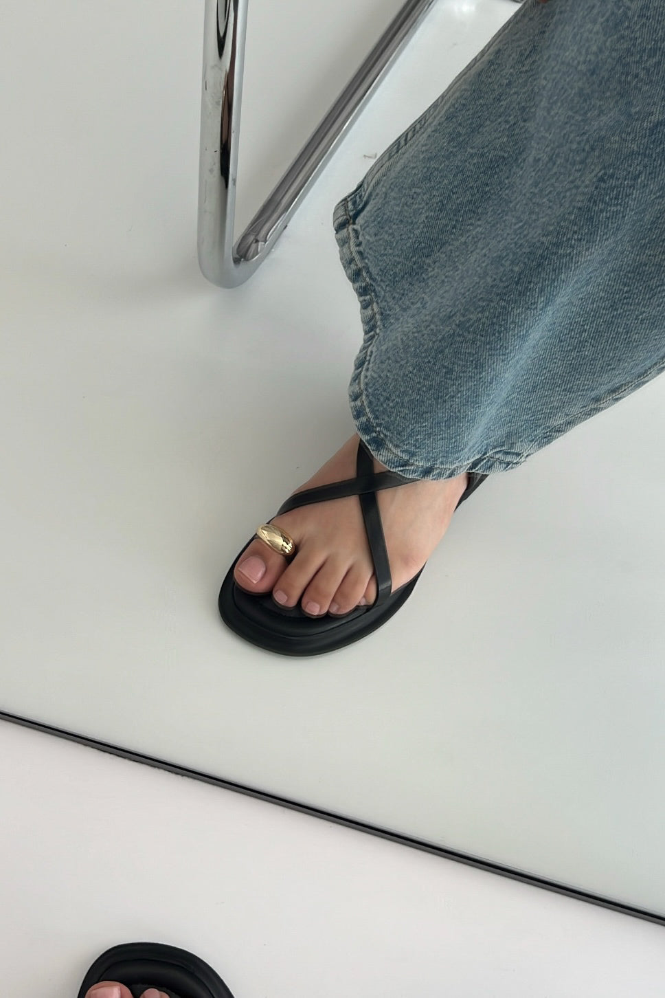 Dolly Siyah Sandalet