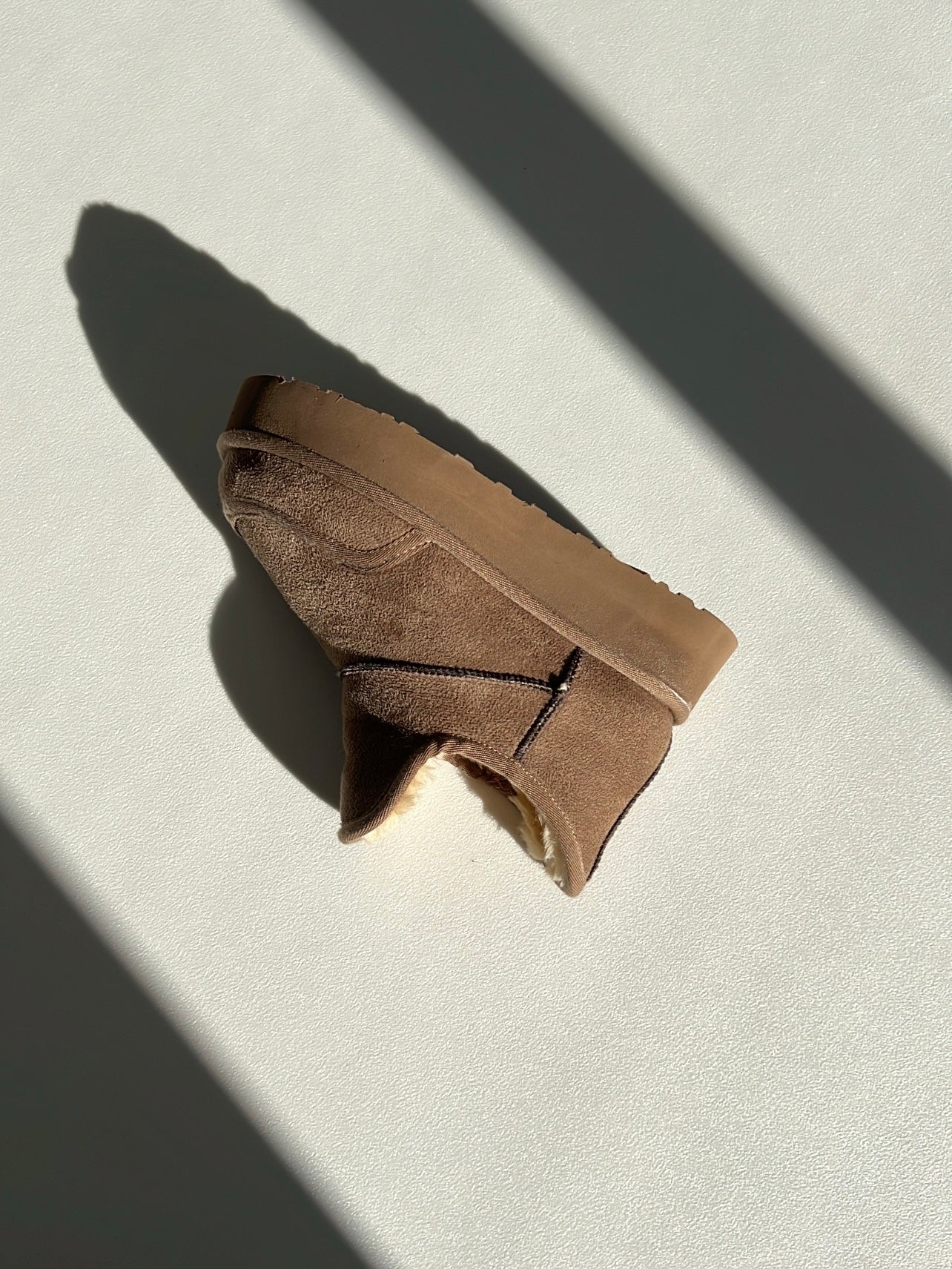 Betty Platform Vizon Süet İçi Kürklü Kalın Taban Bot