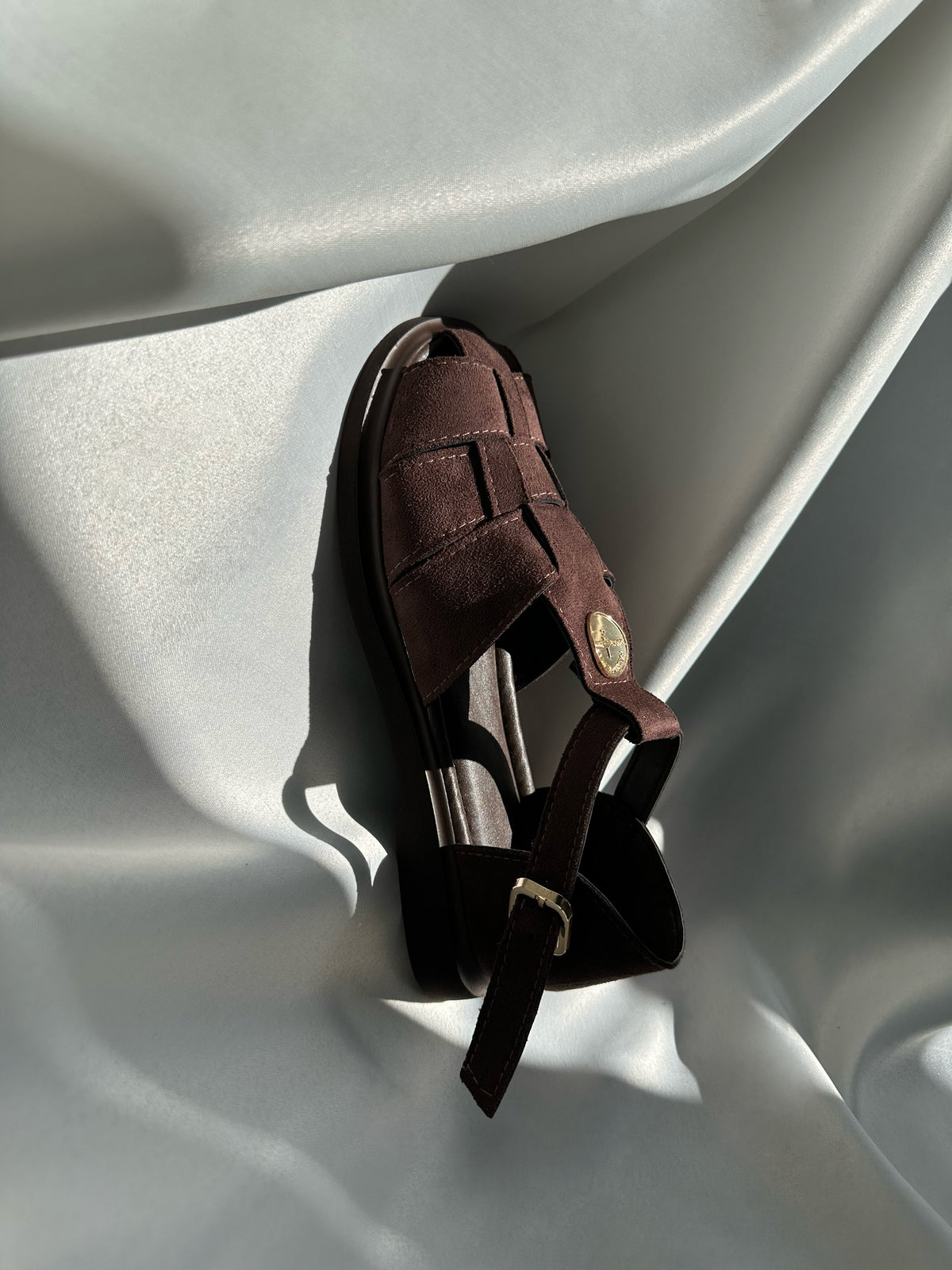 Lorenza Süet Acı Kahve Sandalet