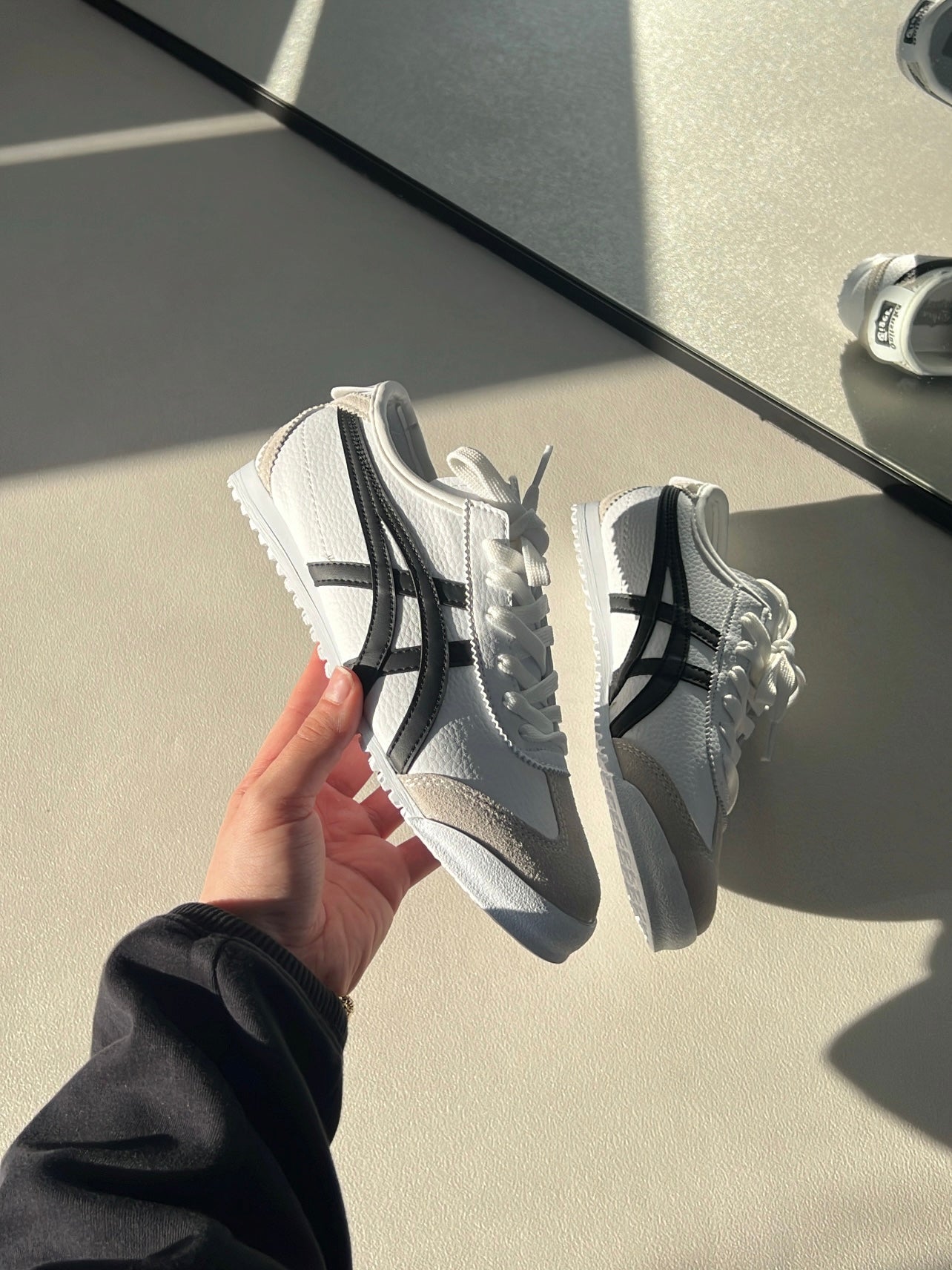 Bağcıklı Spor Beyaz Siyah