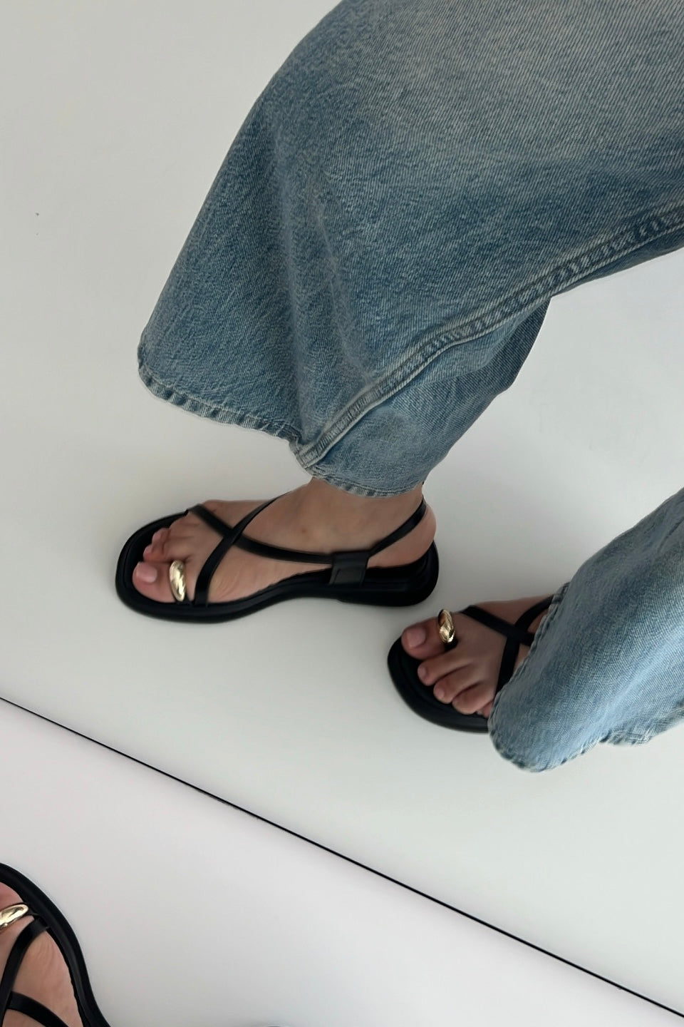 Dolly Siyah Sandalet