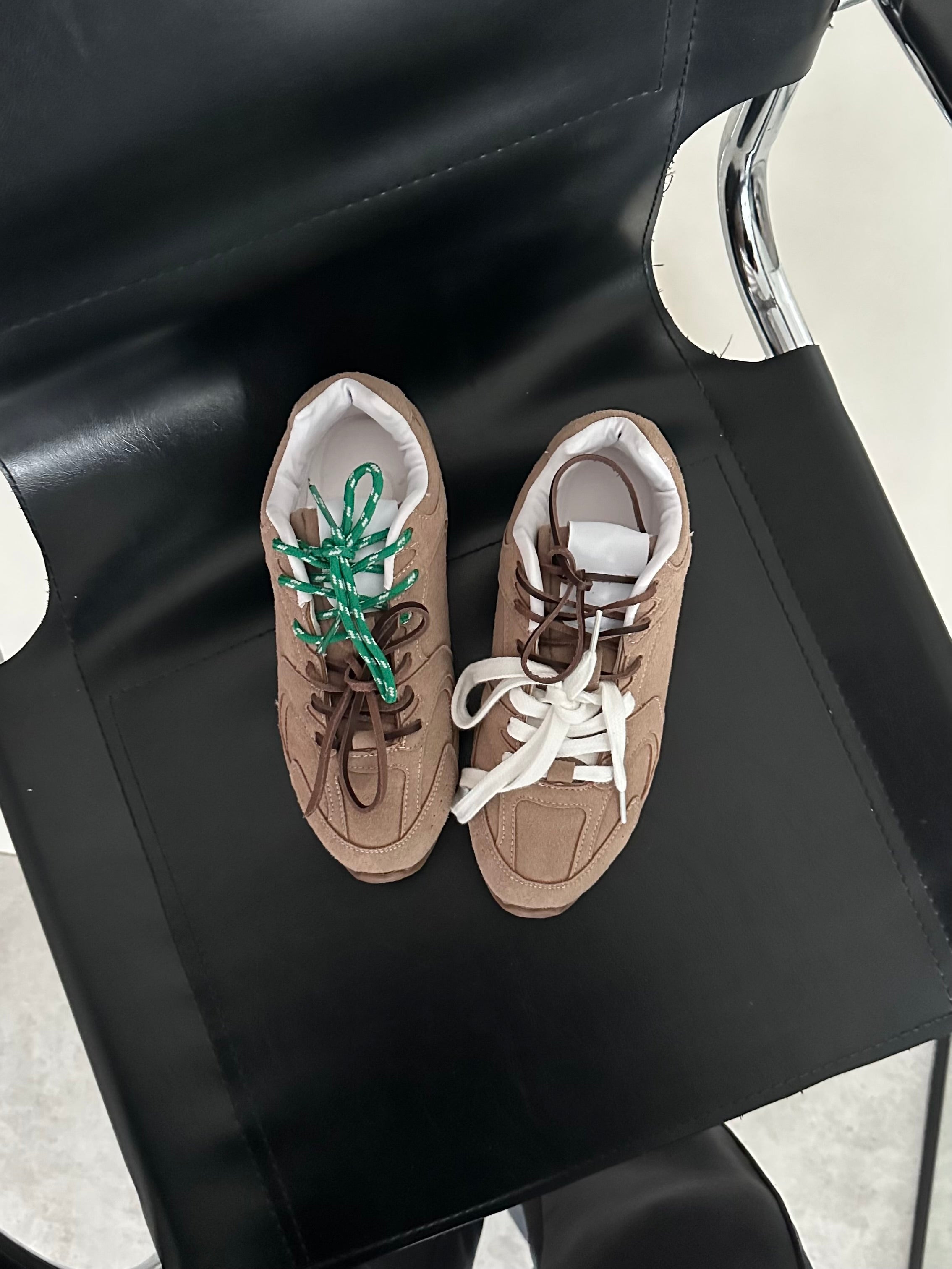 Vizon Süet Düz Taban Bağcıklı Spor