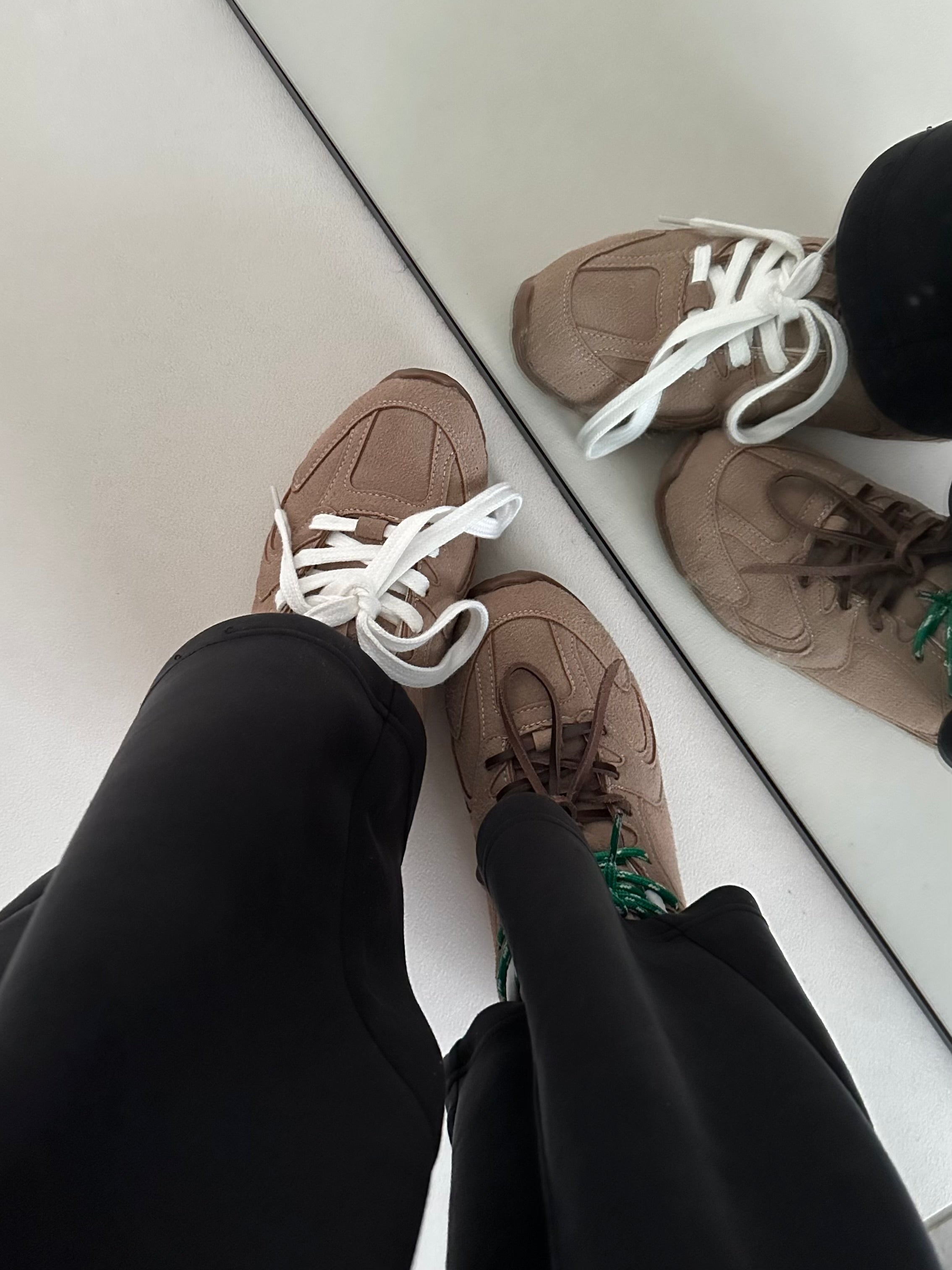 Vizon Süet Düz Taban Bağcıklı Spor