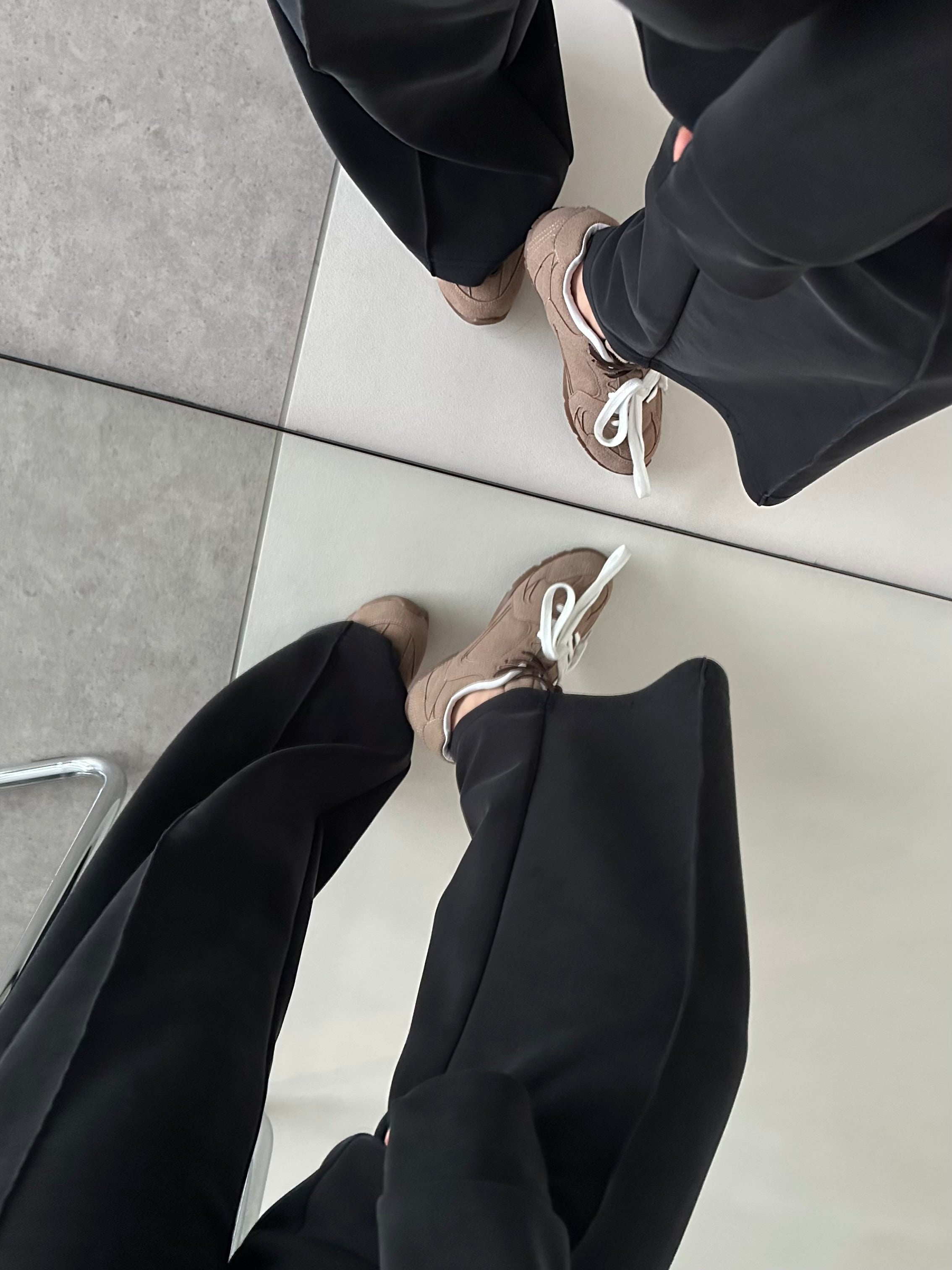 Vizon Süet Düz Taban Bağcıklı Spor