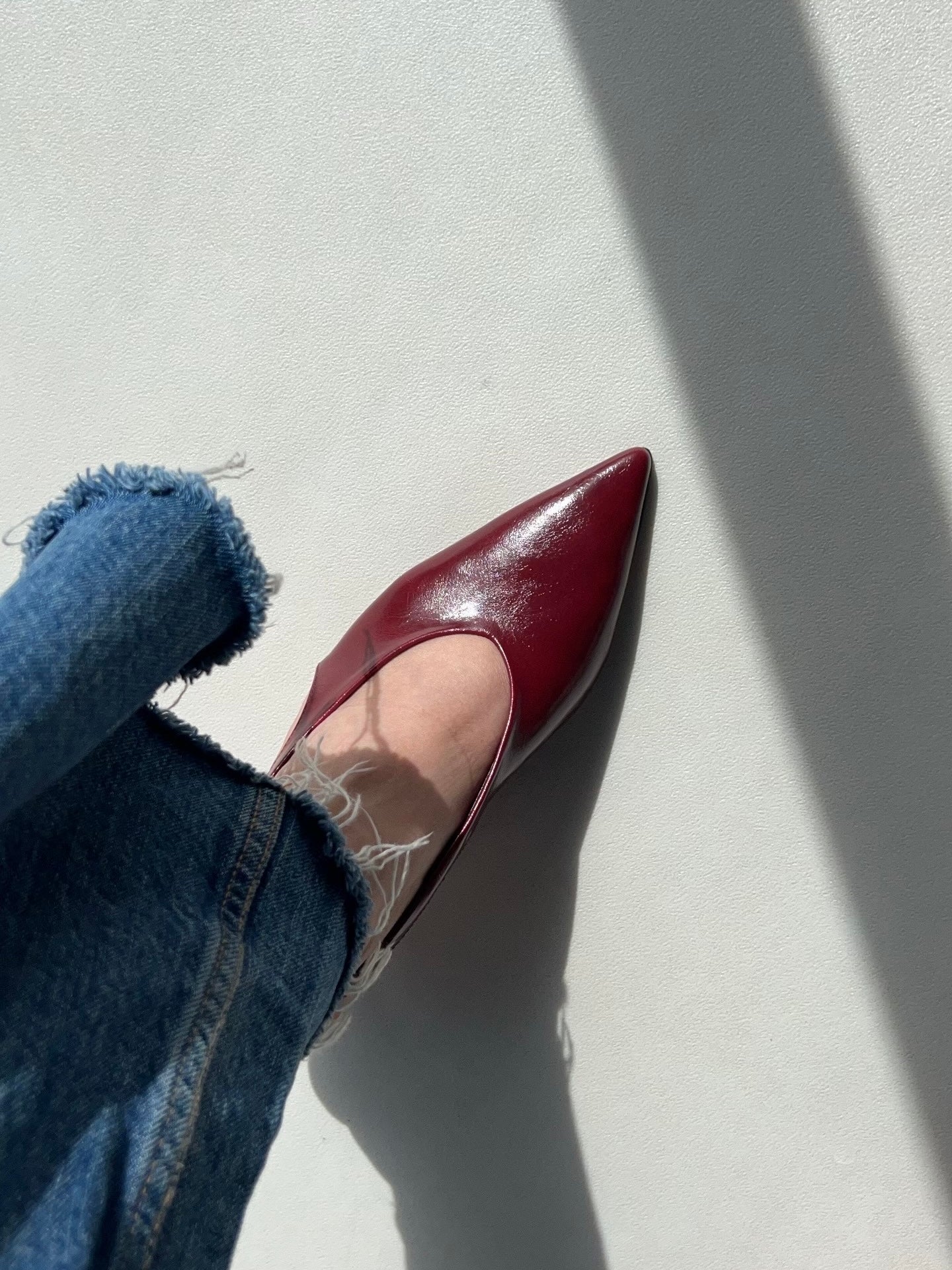 Missy Bordo Kadın Topuklu