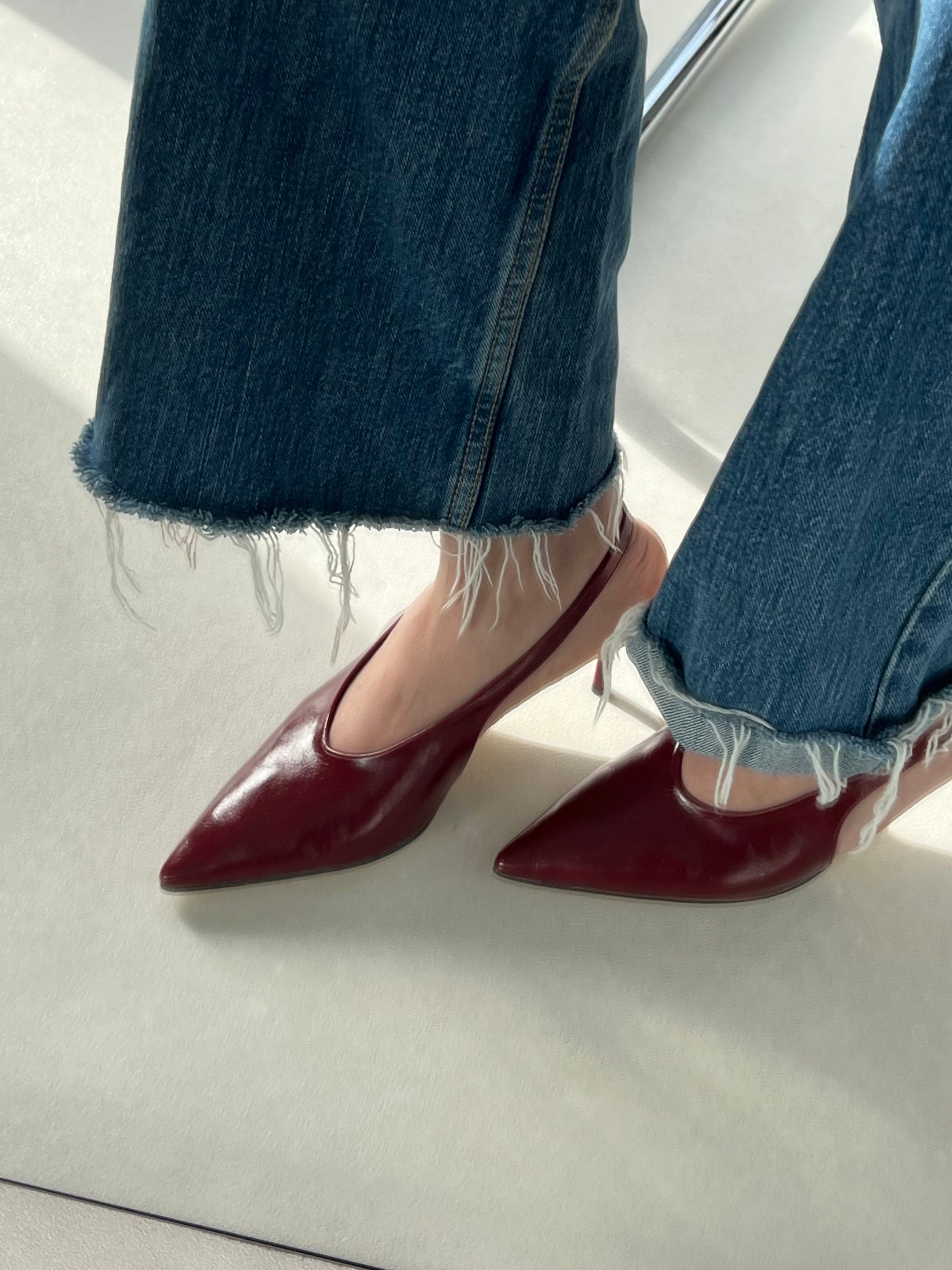 Missy Bordo Kadın Topuklu