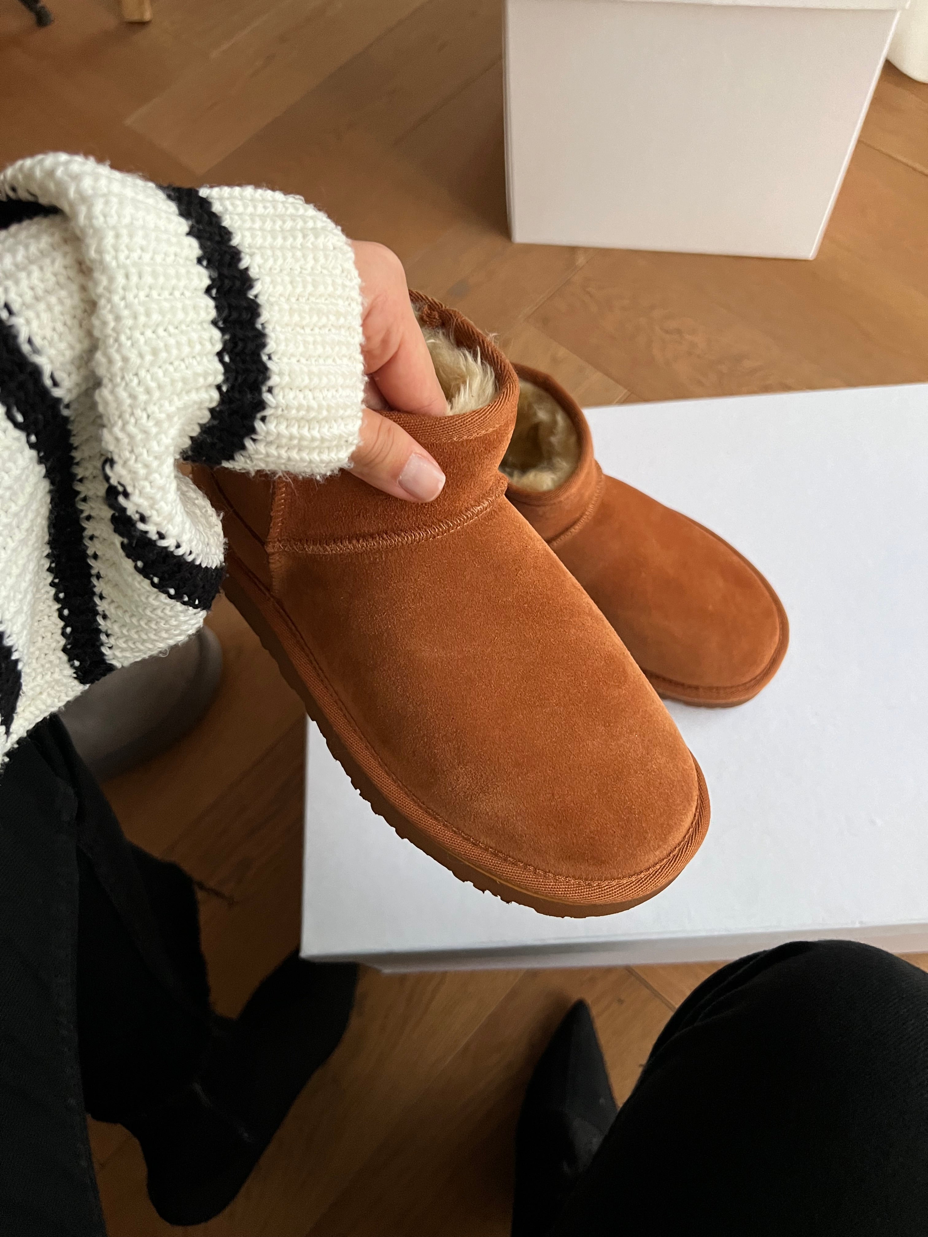 Yoko Mini Gerçek Hakiki Süet Taba