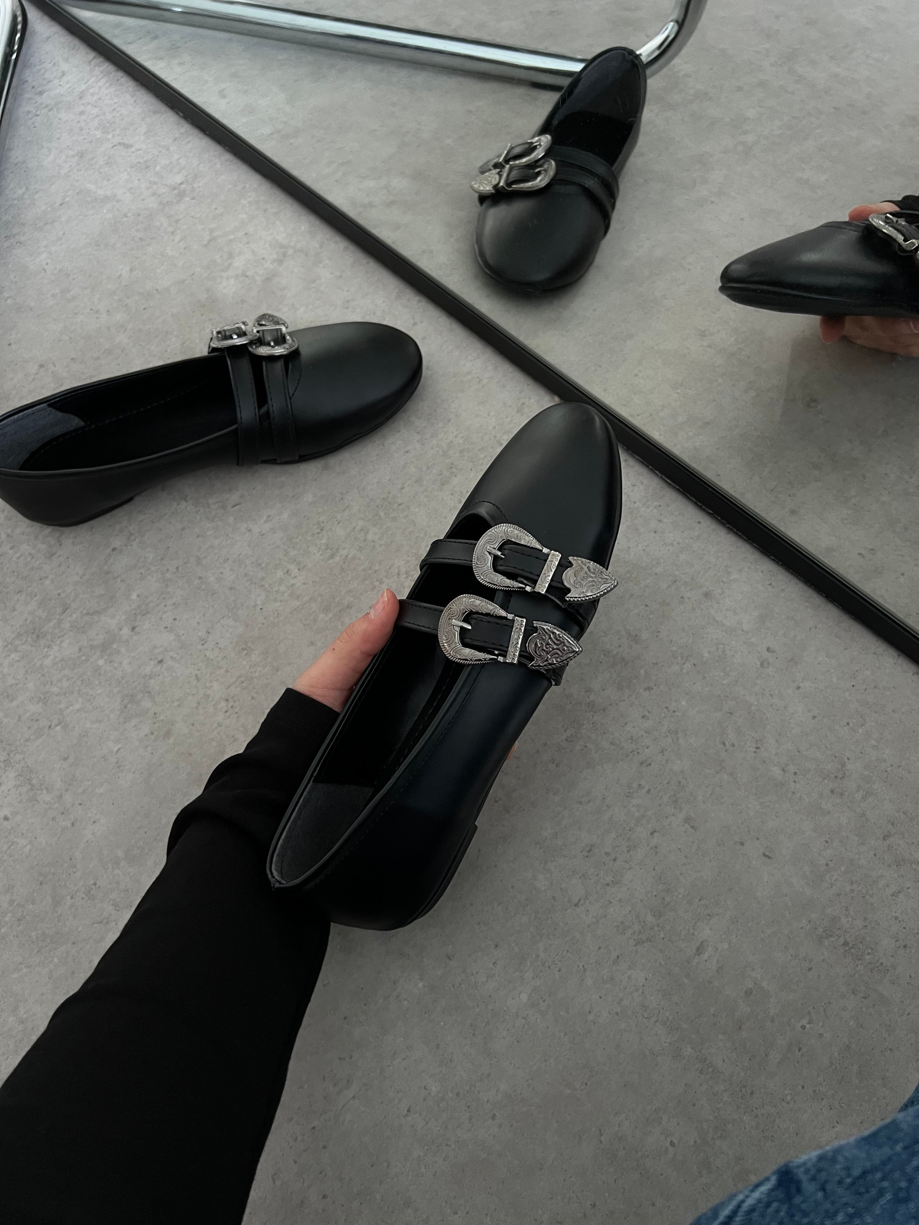 Selis Suni Deri Siyah