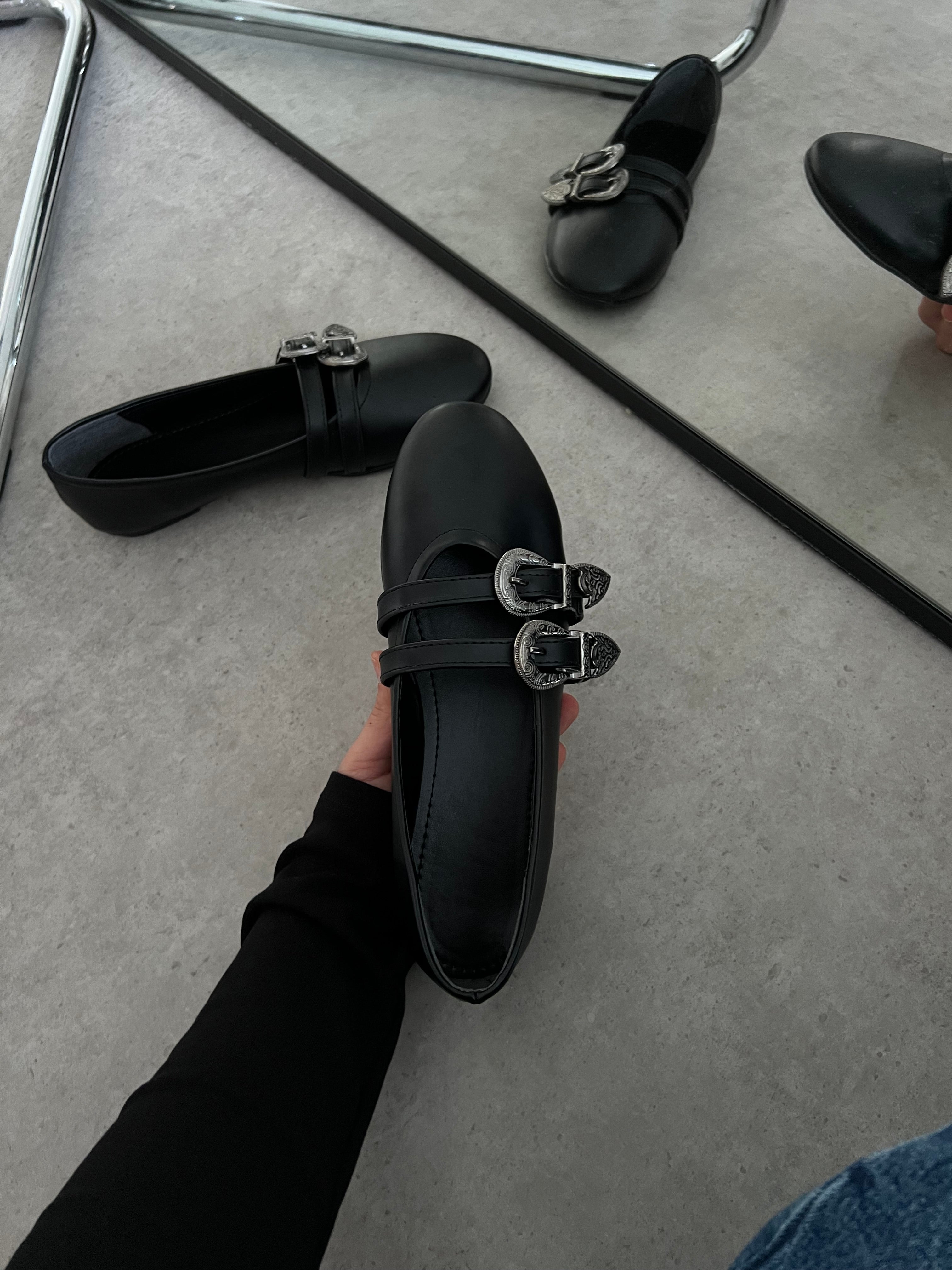 Selis Suni Deri Siyah