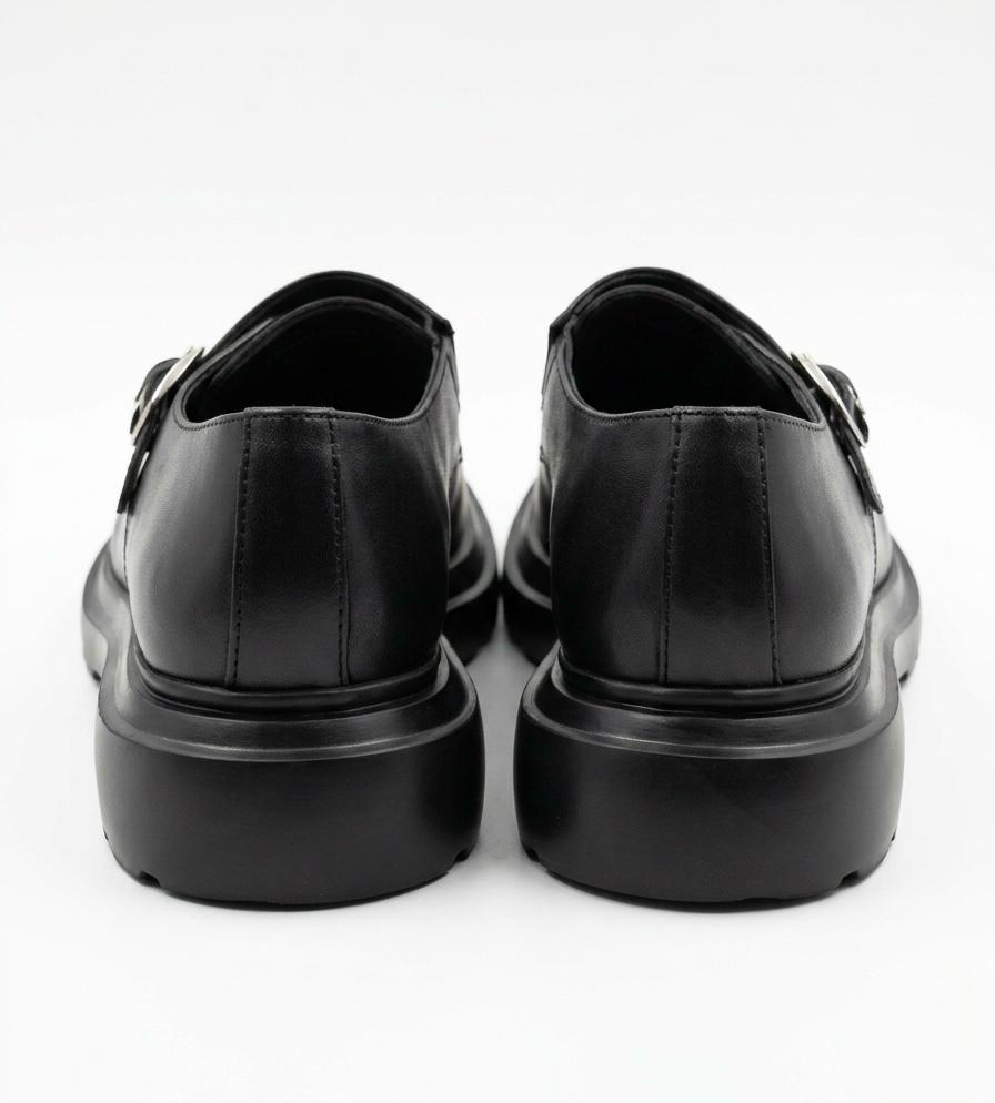 Monk Strap(Tokalı) Siyah Erkek Ayakkabı